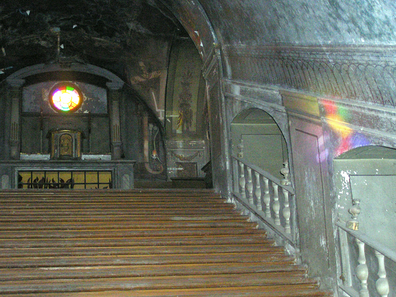 Loreta  Rumburk kaple Svatých schodů výchozí stav 2007 foto Klára Mágrová