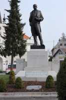 Pečky – Pomník se sochou T. G. Masaryka